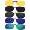 ZITUZY Clip Solaire pour Lunettes De Vue, Anti-UV Polarisées, pour l'Exterieur et la Conduite, Spécial pour l'Optimisati