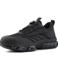 Chaussures de Sécurité Hommes Femmes Chaussures de Travail Basket Safety Shoes Chantier Cuisine Noir EU37-46