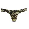 Generic Homme String Slip Stretch Camouflage Respirant sous-Vêtements Casual HommesSexy String Briefs T-Back Pouch Comfo