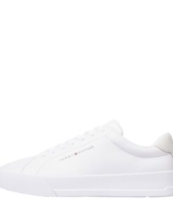 Sneakers Tommy Hilfiger Homme en cuir pour le court - Design classique, confort et durabilité maximale