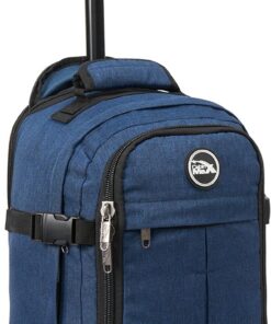 Cabin Max Valise de Cabine Léger et Durable - Bagage Avion pour Hommes et Femmes (1 Pièce, Roulette 360°, Spacieux)