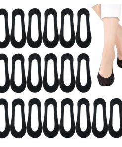 DHSBGWSX Lot de 10 paires de chaussettes antidérapantes en soie glacée - Chaussettes traditionnelles pour femme - Chauss