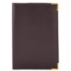 Charmoni Porte Papiers de Voiture en Cuir (Marron) - Etui Carte Permis de Conduire - Carte d'Identité - Assurance