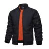 KEFITEVD - Veste Militaire Pour Hommes | Bomber D'Hiver Chaude avec Fermeture Éclair | Coupe Vent et Poches Abondantes |