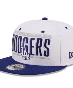 New Era Los Angeles Dodgers Casquette à clipser rétro Blanc 9Fifty S/M