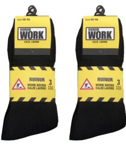 ZSUN chaussettes de travail homme sécurité taille 40-46 art. 4046 ZSUN chaussettes de travail homme renforcées sur talon