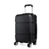 Valise cabine rigide Kono Noir ABS Lightweight Rigide 33L Trolley de Voyage