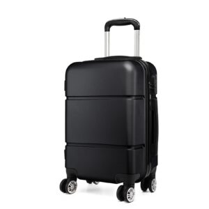 Valise cabine rigide Kono Noir ABS Lightweight Rigide 33L Trolley de Voyage