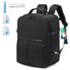 SPAHER Sac à Dos Voyage Cabine Avion 40x30x20 25L Imperméable Port USB 15,6" Ordinateur Bagage à Main Sac à Dos pour Wiz