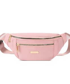Hifot Sac Banane Réglable pour Femmes et Hommes, Sac de Taille Grand Bleu pour Sports et Randonnée