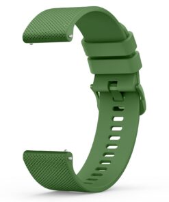 Bracelet de montre Wanme 20 mm et 22 mm homme et femme - Silicone - Fermeture rapide - Étanche - Remplacement facile
