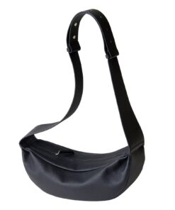 Sac à main DonnaIn Femme en Cuir Véritable pour Femme | Sac Bandoulière Décontracté avec Sangle Large | DonnaIn Sac Bana