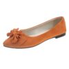 Chaussures Ballerine légères et élégantes pour fille - Chaussures plates en daim - Chaussures de loisirs - Mocassins con