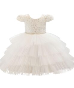 Robe New Front pour Fille en Mariage Soirée Cocktailavec Tutu