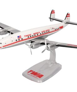 Herpa Modèle réduit Avion TWA Trans World Airlines Lockheed L-1049G Super Constellation N7104C - Échelle 1:125, Pièce de