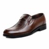 Chaussures en cuir generics pour homme businessmen confortables sans lacets - Chaussures de soirée antidérapantes - Chau