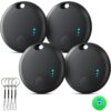 Traceur Localisateur Air Bluetooth Valises Portefeuilles Clés Sacs Lot de 4 Fonction iOS Longue Durée