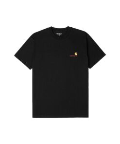 Carhartt T-Shirt S/S American Script Mixte Unisex Durable Homme Femme