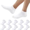 Falechay Chaussettes Hommes Femmes Coton Respirantes OEKO-TEX STANDARD 10 Paires