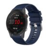 Bracelet Wanme compatible avec Garmin - 22mm Silicone Sport - Bleu Nuit - 22mm | Fonctionnalités améliorées | Compatible