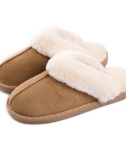 Coswind Chaussons Femme Homme Hiver Chaud Antidérapants Confortable