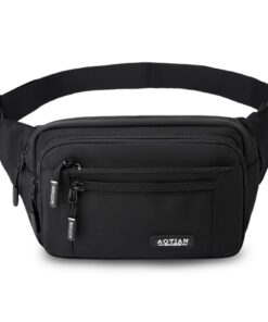 Sac Banane Aucuu pour Homme et Femme - Réglable et Imperméable, Idéal pour le Voyage, l'Escalade et le Cyclisme - Grande