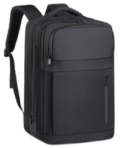 SENECESLI Sac à Dos de Voyage étanche pour Femmes et Hommes, Compartiment pour Ordinateur Portable 17,3 Pouces, Extensib