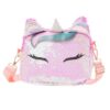 TENDYCOCO Lot de 3 mini sacs à main en forme de sirène rose - Sac à main pour adolescentes - Sac à main Messenger Chaîne