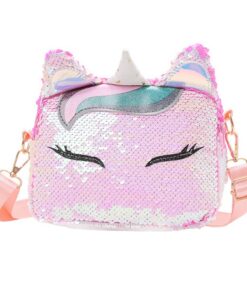 TENDYCOCO Lot de 3 mini sacs à main en forme de sirène rose - Sac à main pour adolescentes - Sac à main Messenger Chaîne