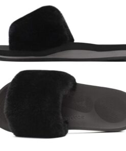 Chaussons COFACE Fourrure Orthopédiques Antidérapants Lavables pour Femmes À_la_Maison
