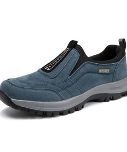 ZEPYFXIT Chaussures de marche orthopédiques homme sans lacets antidérapantes pour randonnée en plein air