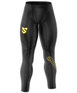 SMMASH Pantalon De Compression Respirant Pour Hommes Leggings Technologie Second Skin Idéal Pour La Course Antibactérien