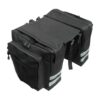 Anwangda sac porte-bagages de vélo imperméable résistant à l'usure double face noir pour cyclistes ""){
