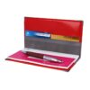 Etui chéquier Color Pop Rouge pour Femmes en Voyage