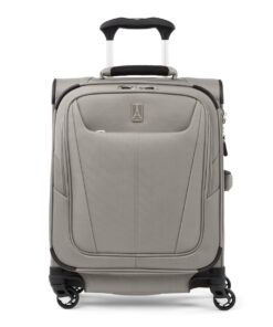 Valise à roulettes Travelpro Maxlite 5 Softside Extensible, Champagne, Carry-on 19-inch
