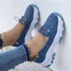 Dfcdcoo Baskets orthopédiques confortables pour femmes, chaussures de marche orthopédiques pour femmes actives, chaussur