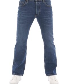Lee Denver Jean pour homme en coton stretch, coupe Bootcut, taille 40-54, style classique et confort parfait