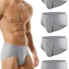 Sous-vêtements Hoerev Lot de 4 en Fibre Super Douce et Confortable pour Hommes