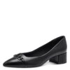 Escarpins Tamaris Femme 1-22313-43 Cuir Noir Élégant, Taille 40 EU, Comfort en Cuir, Style Classique pour Femmes ModeUSE