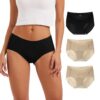 Culottes sans couture légère INNERSY Femme Microfibre Élégantes Lot de 3 Doux OEKO-TEX