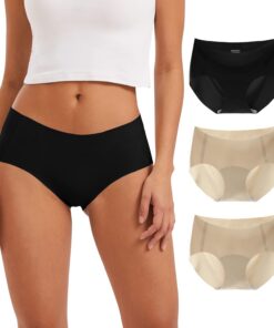 Culottes sans couture légère INNERSY Femme Microfibre Élégantes Lot de 3 Doux OEKO-TEX