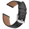 Bracelet de remplacement Wanme Cuir Compatible avec Garmin Venu 2S/Venu 3S/Vivomove 3S / Vivoactive 4S pour Femme, 18mm,