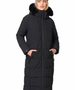 Navahoo Manteau d'hiver pour femme (XS-XXL) - Chauffant et confortable - Idéal pour le froid - Capuche et fourrure amovi