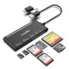 Lecteur de Cartes Multiples USB|0 7 en 1 pour Photographes/Videoastes/Accordoirs en Voyage/Stockage de Fichiers Rapide e