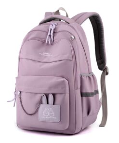 JIABAOZ Sac à dos imperméable facile à nettoyer pour adolescentes à l'université et loisirs