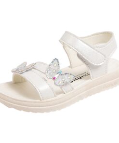 Sandales pour fille respirantes et confortables - Sandales de trekking et de natation - Chaussures d'été pieds nus avec