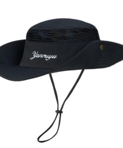 Yanruyu Chapeau de pêcheur UV léger respirant UPF >50 UVB 1.32% protection haute performance sport plage