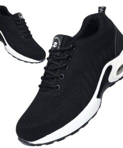 Chaussures de sécurité ziitop Homme Femelle Respirant Anti-Perforation Embout Acier Baskets Chantiers