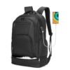 Seyfocnia Sac à dos de sport pour homme et femme Noir