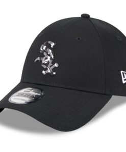 New Era Casquette Strapback de Baseball en Metal avec Visiere - 9Forty Homme - Mode Automne Hiver Ete Printemps